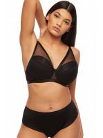 Комплект Kinga Comfort - бюстгальтер с уплотненной чашкой BC-750 и полные трусики P-861/2 Черный