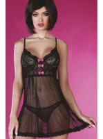 Комплект LivCo Corsetti Coronilla Черно-розовый Комплект LivCo Corsetti Coronilla Черно-розовый