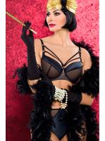 Комплект Ava Bad Romance - бюстгальтер push up AV 1803 и бразилианки AV 1803/b Черный
