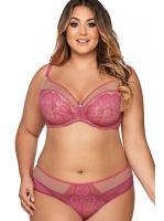 Комплект Ava - бюстгальтер полумягкий Pink Blink AV 1849 и бразилианки Venus AV 1824/b Розово-телесный