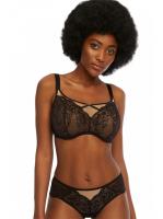 Комплект Kinga Sara - бюстгальтер с мягкой чашкой SC-925 и полные трусики P-925/3 Черно-телесный