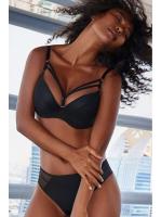 Комплект Kinga - бюстгальтер push up Chloe PU-727 и полные трусики Sophie P-427/2 Черный