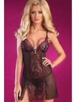 Комплект LivCo Corsetti Electra Черно-малиновый Комплект LivCo Corsetti Electra Черно-малиновый