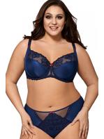 Комплект Ava Electra - бюстгальтер с мягкой чашкой AV 1882 и бразилианки AV 1882/b Сине-красный