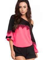 Комплект Pigeon P-637/1  Малиновый с черным