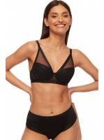 Комплект Kinga Comfort - бюстгальтер push up PU-750 и полные трусики P-861/2 Черный