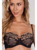 Бюстгальтер с мягкой чашкой Samanta Victoria A122 Черно-золотой
