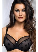Бюстгальтер полумягкий Dama Kier Amiranda Черно-графитовый