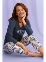 Пижама Taro Omena 2559 Темно-синий-экри