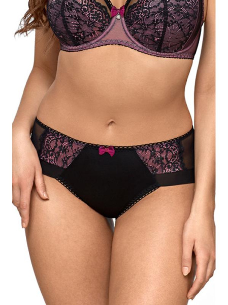 Полные трусики Ava Mad Women AV 1795  Черно-фиолетовый