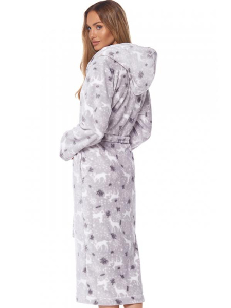Халат L&L 2126 Winter Перламутрово-серый