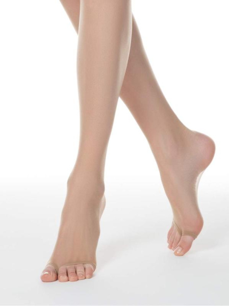 Ультратонкие колготки с открытым мыском SUMMER 8 OPEN TOE Lycra, р.4, Natural Ультратонкие колготки с открытым мыском SUMMER 8 OPEN TOE Lycra, р.4, Natural