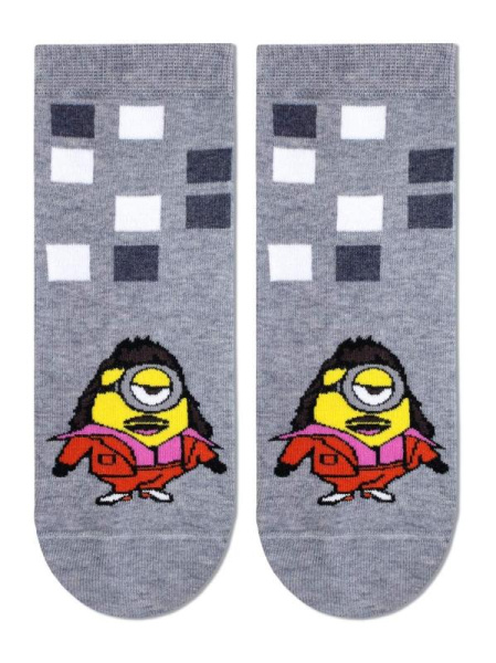 НОСКИ МУЖСКИЕ 2138 MINIONS (укороченные), р.29, 296 СЕРЫЙ МЕЛАНЖ НОСКИ МУЖСКИЕ 2138 MINIONS (укороченные), р.29, 296 СЕРЫЙ МЕЛАНЖ
