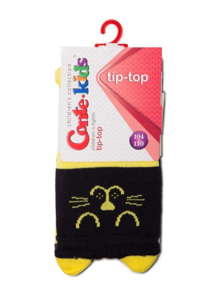 Колготки детские Conte Kids TIP-TOP 17С-60СП, р.128-134, 446 чорний-жовтий Колготки детские Conte Kids TIP-TOP 17С-60СП, р.128-134, 446 чорний-жовтий