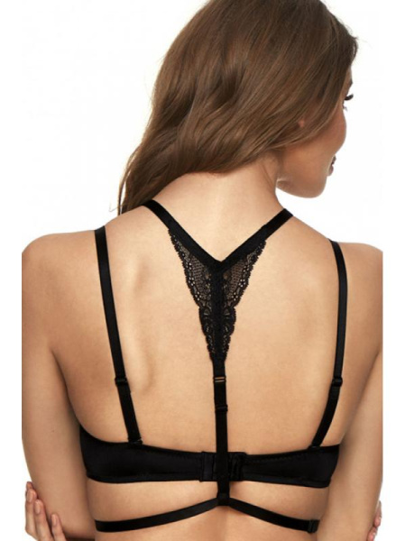 Модный аксессуар к бюсту Kinga AC-628 с кружевом Черный