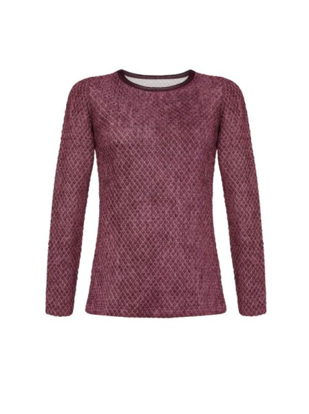 Фактурный джемпер с рукавами на молниях LD 625 Фактурный джемпер с рукавами на молниях LD 625