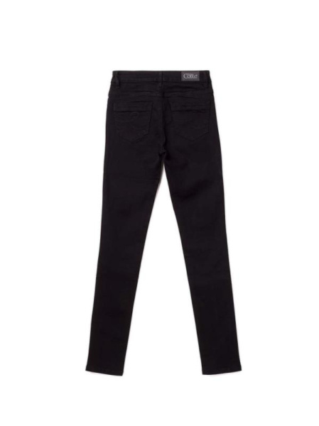 Моделирующие черные Джинсы Skinny с высокой посадкой CON-96 Lycra Моделирующие черные Джинсы Skinny с высокой посадкой CON-96 Lycra