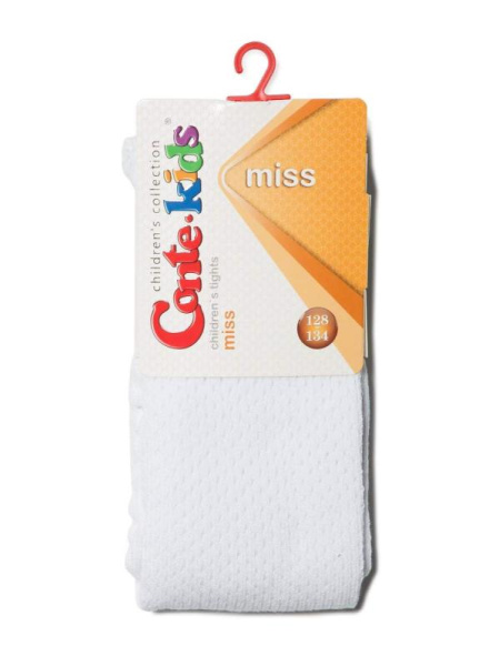 Колготки детские Conte Kids MISS 7С-80СП, р.116-122, 269 білий Колготки детские Conte Kids MISS 7С-80СП, р.116-122, 269 білий