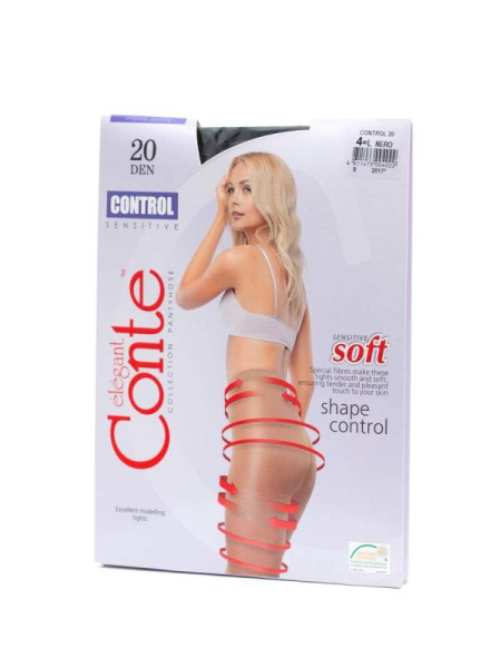 Колготки с утягивающими удлиненными шортиками Control 40 Lycra, р.2, Nero Колготки с утягивающими удлиненными шортиками Control 40 Lycra, р.2, Nero