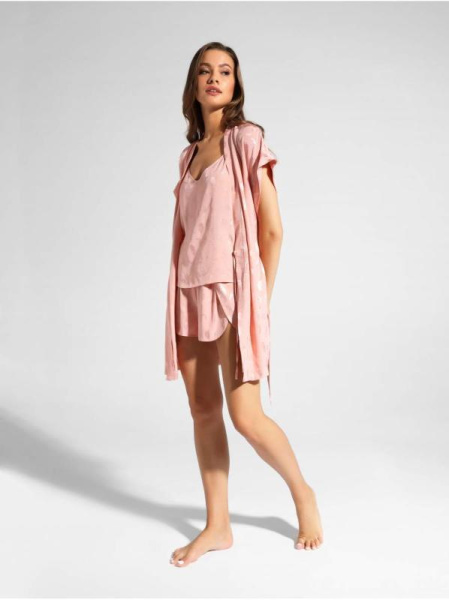 Халат для дома из вискозы премиального качества &quot;Прикосновение шелка&quot; LUX LOUNGEWEAR LHW 999