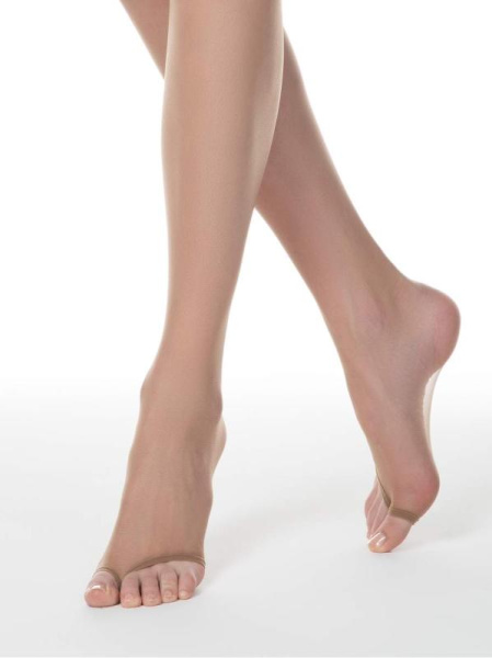 Ультратонкие колготки с открытым мыском SUMMER 8 OPEN TOE Lycra, р.4, Bronz Ультратонкие колготки с открытым мыском SUMMER 8 OPEN TOE Lycra, р.4, Bronz