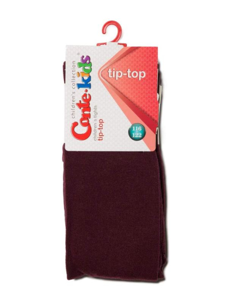 Колготки детские Conte Kids TIP-TOP, р.116-122, 000 темно-бордовий Колготки детские Conte Kids TIP-TOP, р.116-122, 000 темно-бордовий