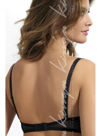 Бюстгальтер push up Kinga Lazurite PU-448 Черно-бирюзовый || Бюстгальтер push up Kinga Lazurite PU-448 Черно-бирюзовый