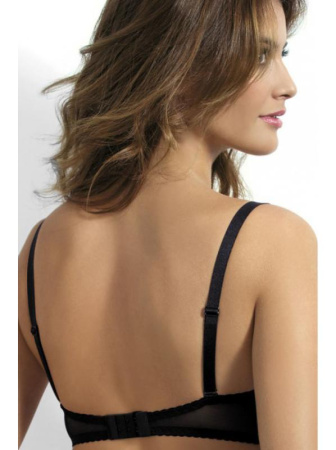 Бюстгальтер формованный Kinga Rhinestone PU-422 Черно-серый || Бюстгальтер формованный Kinga Rhinestone PU-422 Черно-серый