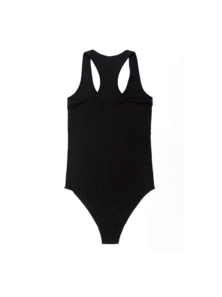 Боди в рубчик с застежкой на молнию LBD 1134