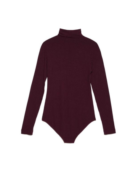 Классическая боди-водолазка в рубчик из вискозы премиального качества LBD 1030 Классическая боди-водолазка в рубчик из вискозы премиального качества LBD 1030