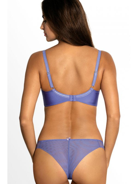 Комплект Ewa Bien Isabel - бюстгальтер push up B214 и бразилианки C322 Небесно-фиолетовый