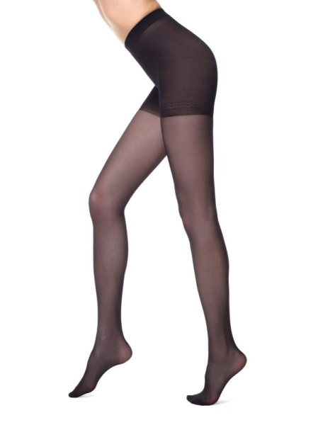 Колготки с утягивающими удлиненными шортиками Control 40 Lycra, р.2, Nero Колготки с утягивающими удлиненными шортиками Control 40 Lycra, р.2, Nero