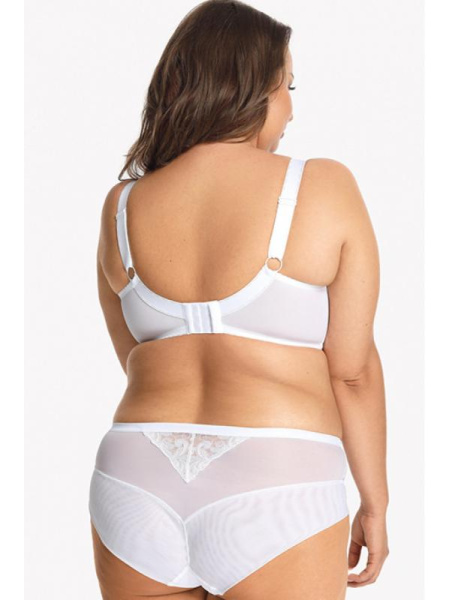 Комплект Gaia Goldie - бюстгальтер полумягкий Maxi 899 и полные трусики 899 Белый