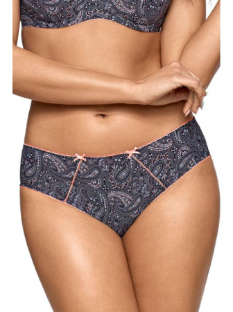 Полные трусики Ava Orient Extreme AV 1804 Графитово-коралловый