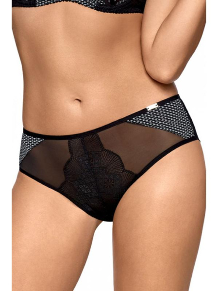 Полные трусики Ava Black Spinel AV 1812  Черно-белый Полные трусики Ava Black Spinel AV 1812  Черно-белый