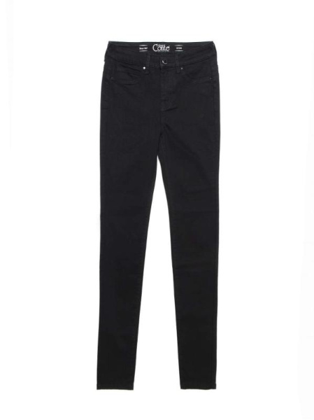Моделирующие джинсы skinny Premium Stay Black с высокой посадкой CON-185 Lycra Моделирующие джинсы skinny Premium Stay Black с высокой посадкой CON-185 Lycra