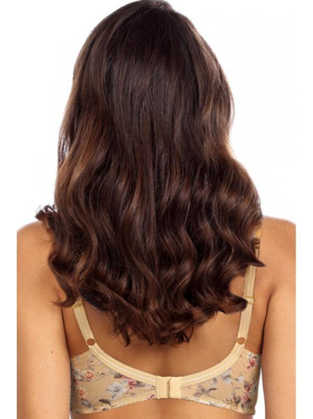 Бюстгальтер полумягкий Ewa Bien Asija B152 Телесный с цветами