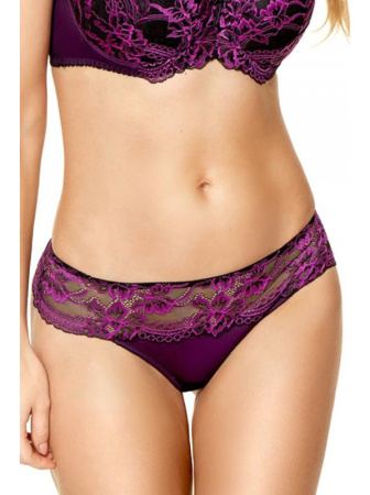 Стринги Kinga Grace S-706/1 Черно-фиолетовый