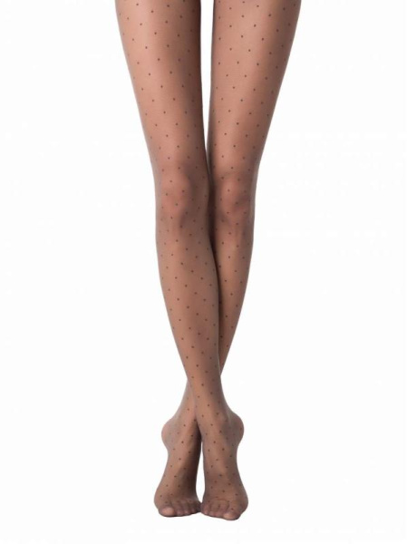 Колготки в горошек DOTS Lycra, р.4, Grafit Колготки в горошек DOTS Lycra, р.4, Grafit