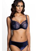 Комплект Ewa Bien Dolores - бюстгальтер с мягкой чашкой B104 и бразилианки C511 Синий