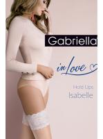 Чулки Gabriella Isabelle 20 den с самоудерживающимся кружевом (14 см) Телесно-шампань