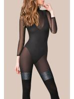 Колготки Gabriella Avril 60 den без трусиковой части Черно-графитовый Колготки Gabriella Avril 60 den без трусиковой части Черно-графитовый