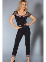 Комплект LivCo Corsetti Dorothy Черно-розовый