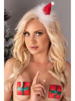 Заколка LivCo Corsetti Mosan Красно-белый