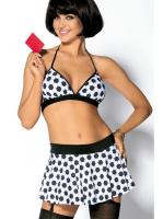 Костюм Kinga Play Fan SET-126  Черно-белый