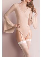 Чулки Gabriella Vanessa 20 den под пояс Шампань