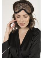 Маска для сна Julimex OP-17 Черно-коричнево-бежевый