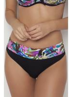 Плавки - Полные трусики Samanta Hawaii B400 Черный с рисунком