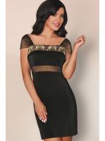 Комплект LivCo Corsetti Amoria Черно-золотой