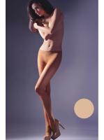 Колготки Gabriella Hipsters 20 den без трусиковой части и с заниженной талией Легкий загар